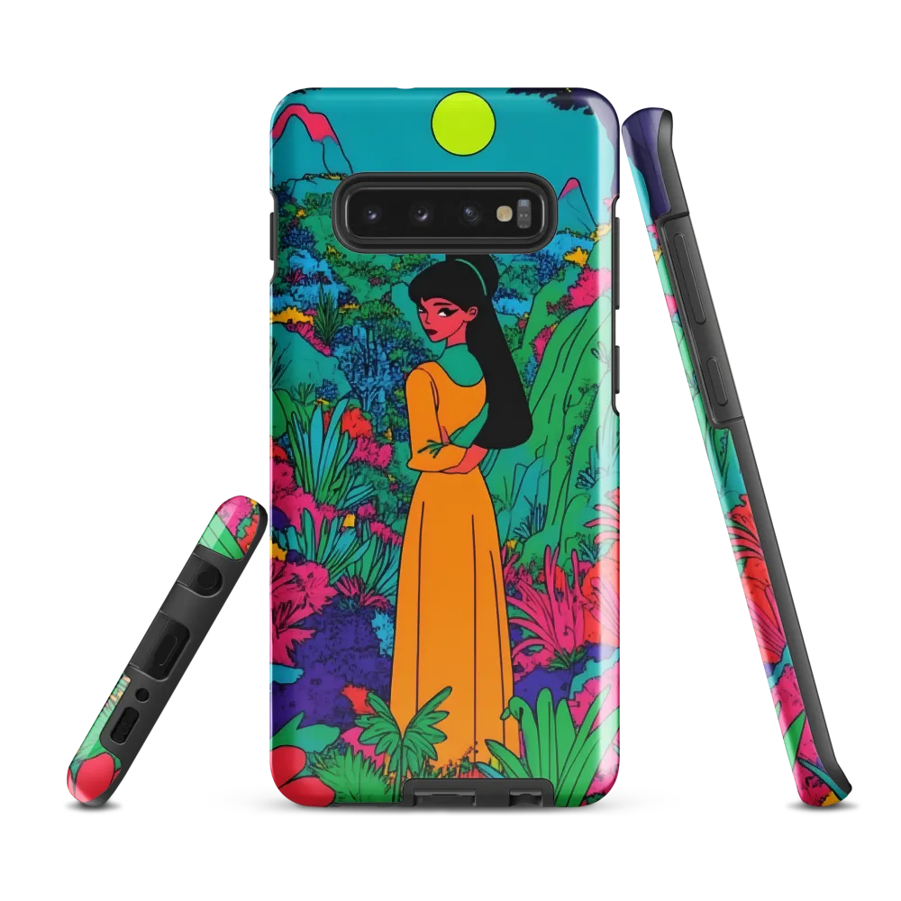 Ethereal Serenity in a Psychedelic Landscape | Phone Case |  S10 Plus | Tough Case | Glossy