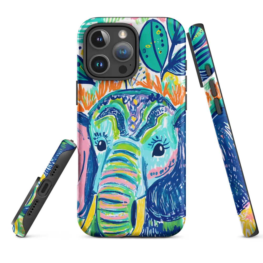 Whimsical Elephant Portrait