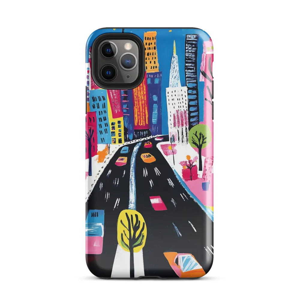 City Dreams in Vibrant Hues | Phone Case |  11 Pro Max | Tough Case | Glossy