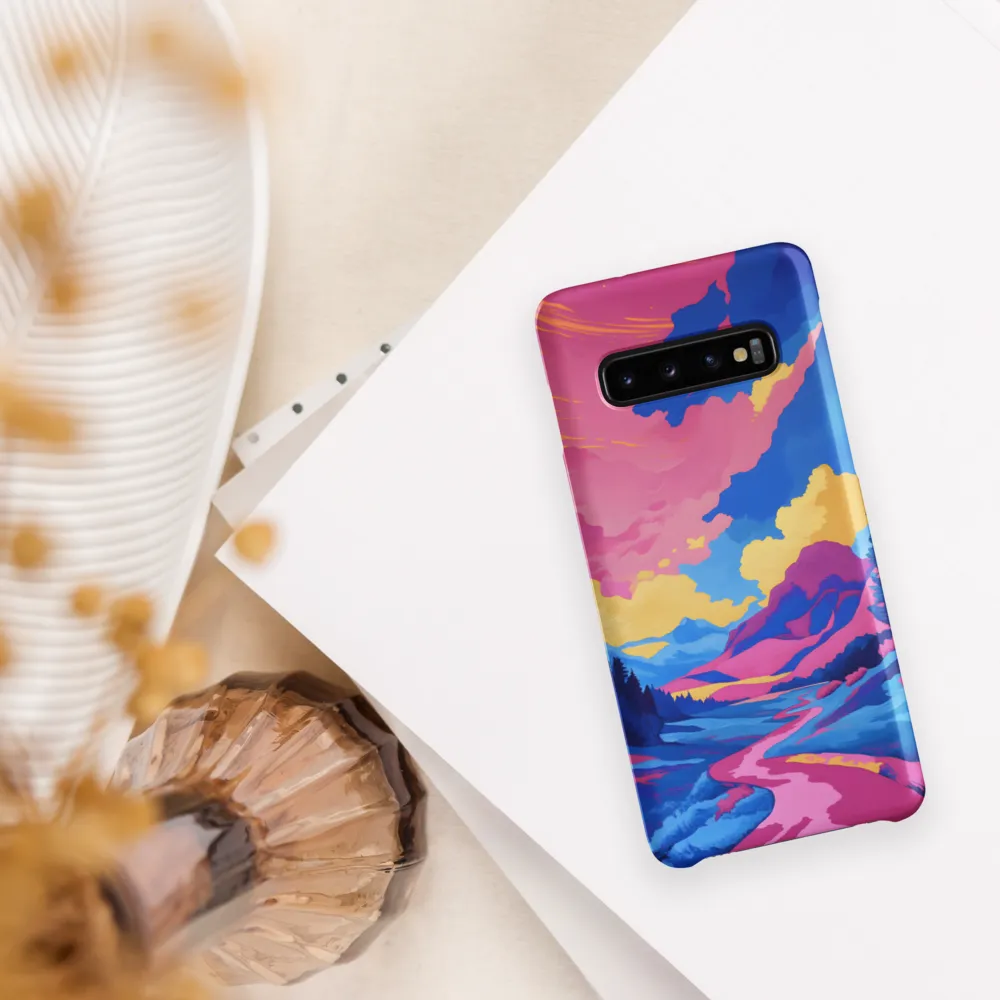 Dreamscape: The Serene River | Phone Case |  S10 | Snap Case | Matte