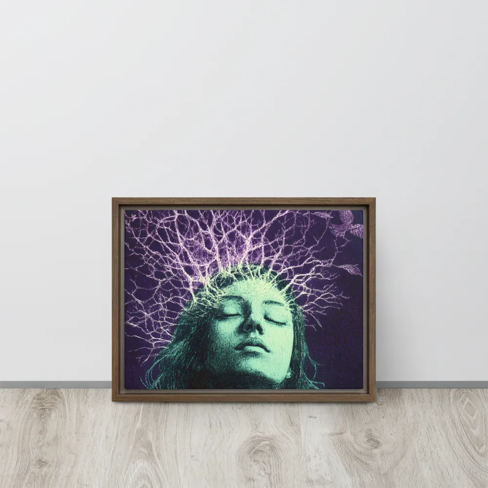 Whispers of Freedom | Canvas with Brown Frame | 12″×16″