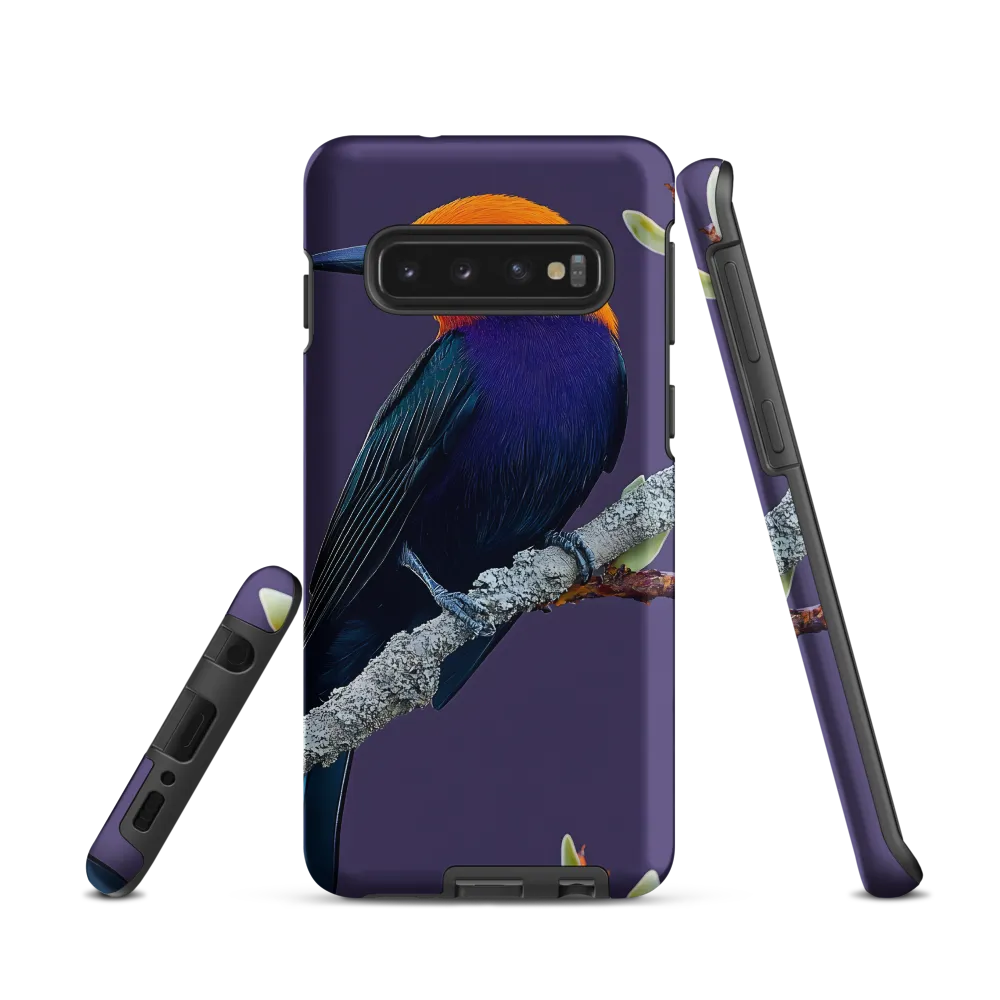 Violet Perch with Golden Crown