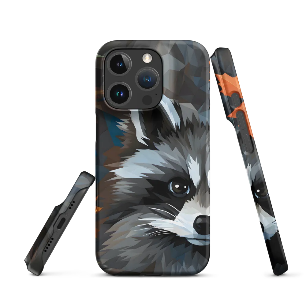Whispers of Autumn: The Raccoon's Gaze