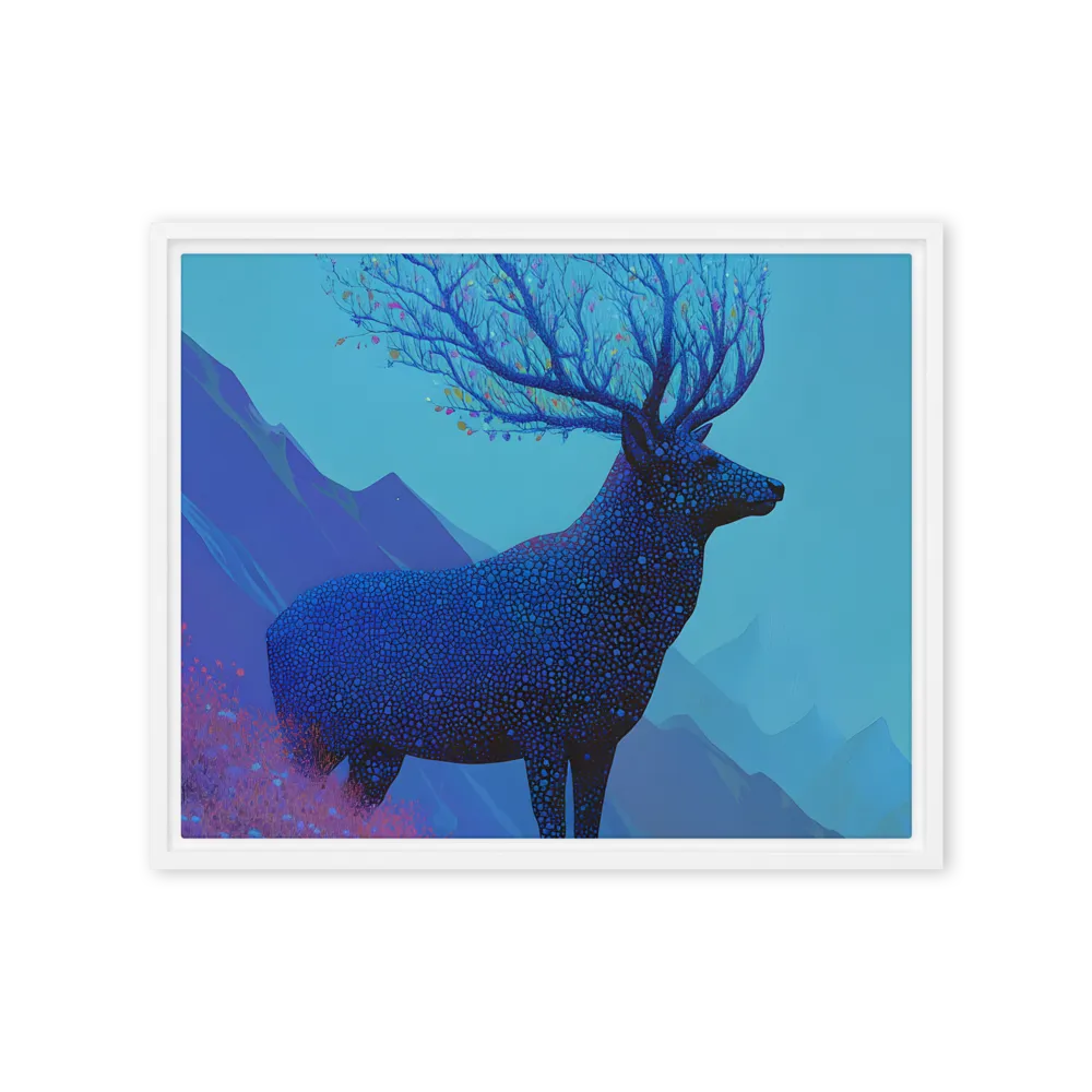 Ethereal Harmony | Canvas with White Frame | 16″×20″