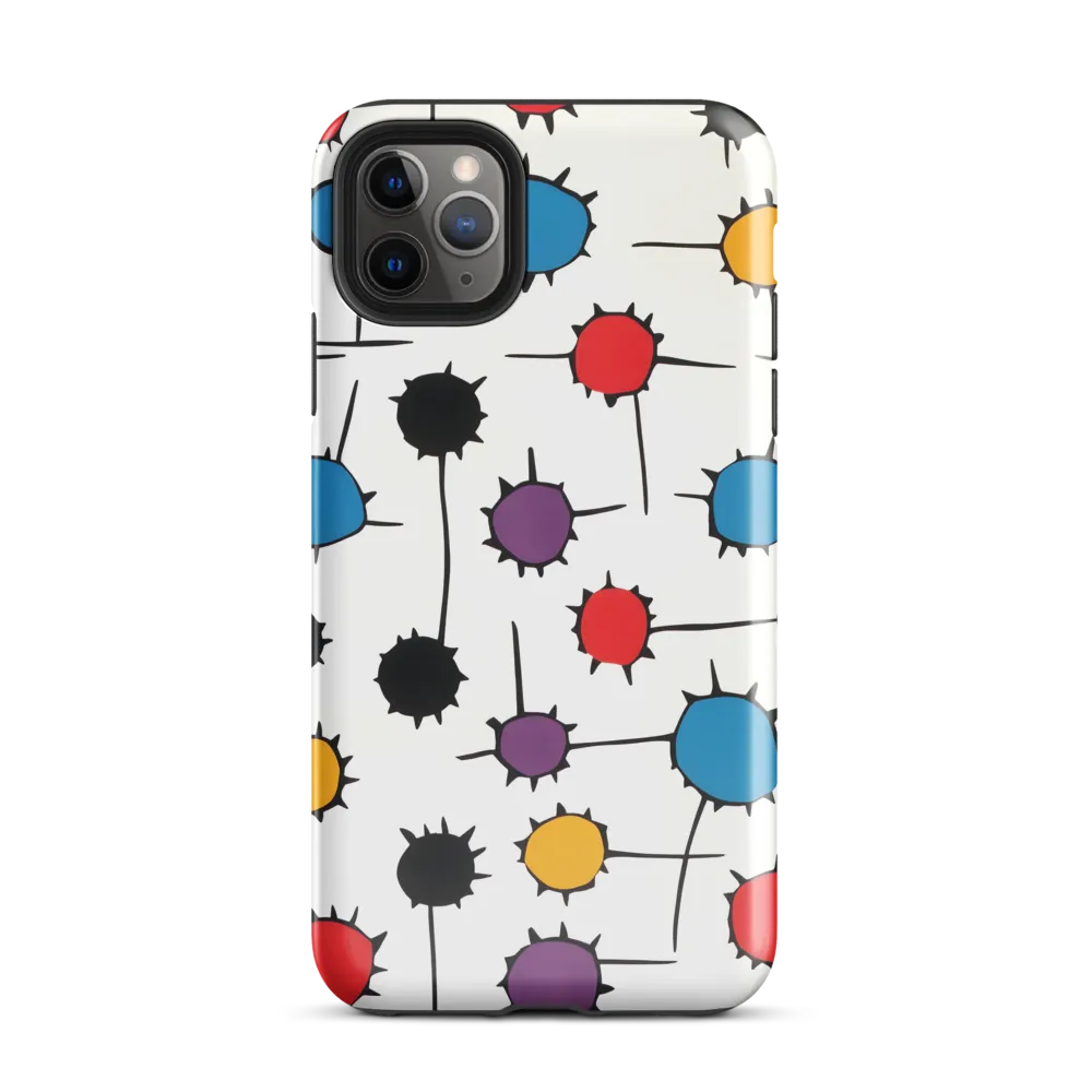 Dynamic Dance of Dots | Phone Case |  11 Pro Max | Tough Case | Glossy