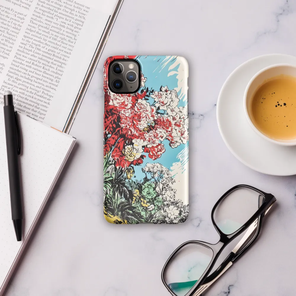 Floral Symphony in Bold Colors | Phone Case |  11 Pro Max | Snap Case | Glossy