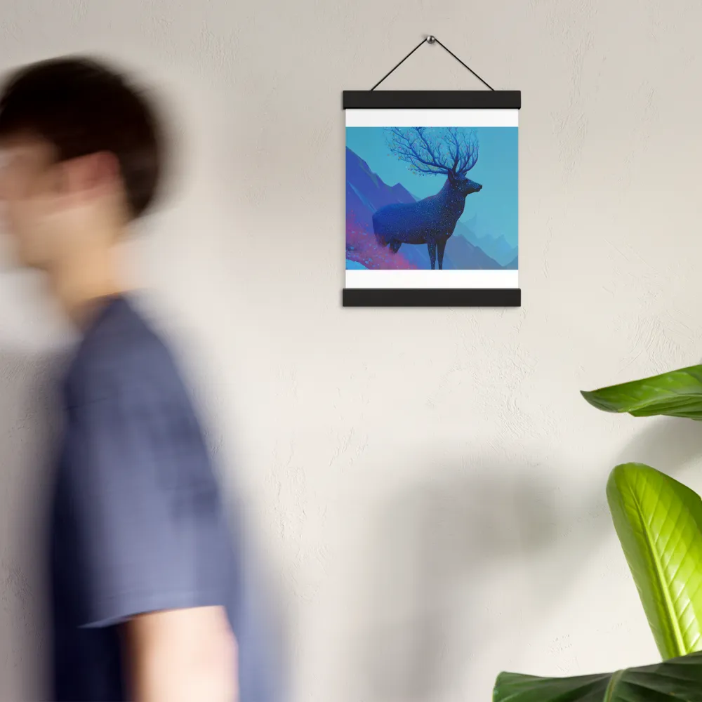 Ethereal Harmony | Poster With Black Wood Hanger | 8″×10″