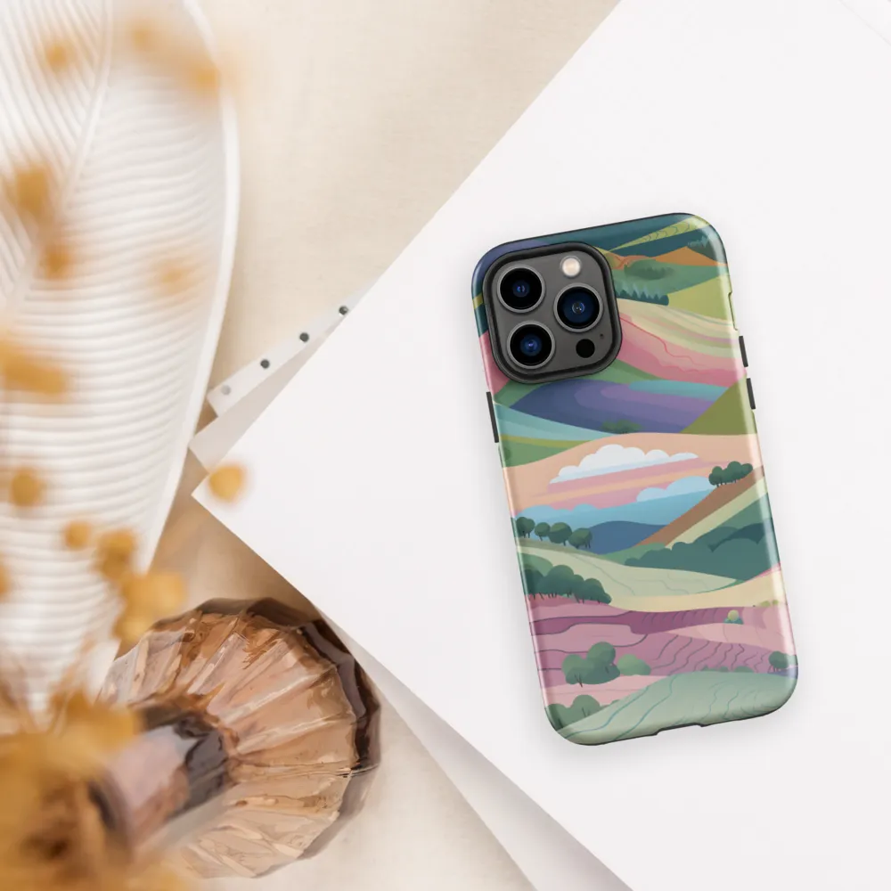 Harmonious Hills | Phone Case |  13 Pro Max | Tough Case | Glossy
