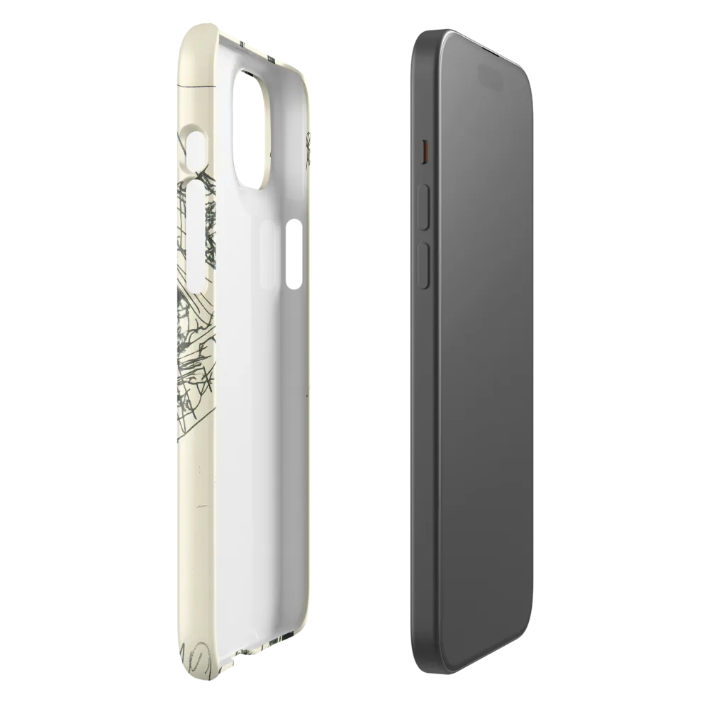 Whimsical Flora | Phone Case |  15 Plus | Snap Case | Glossy