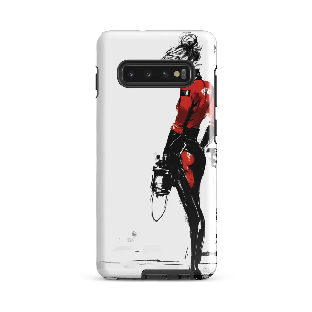 The Edgy Elegance | Phone Case |  S10 Plus | Tough Case | Glossy