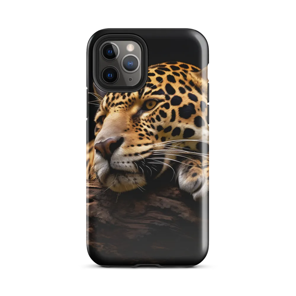 Tranquil Majesty: The Resting Leopard