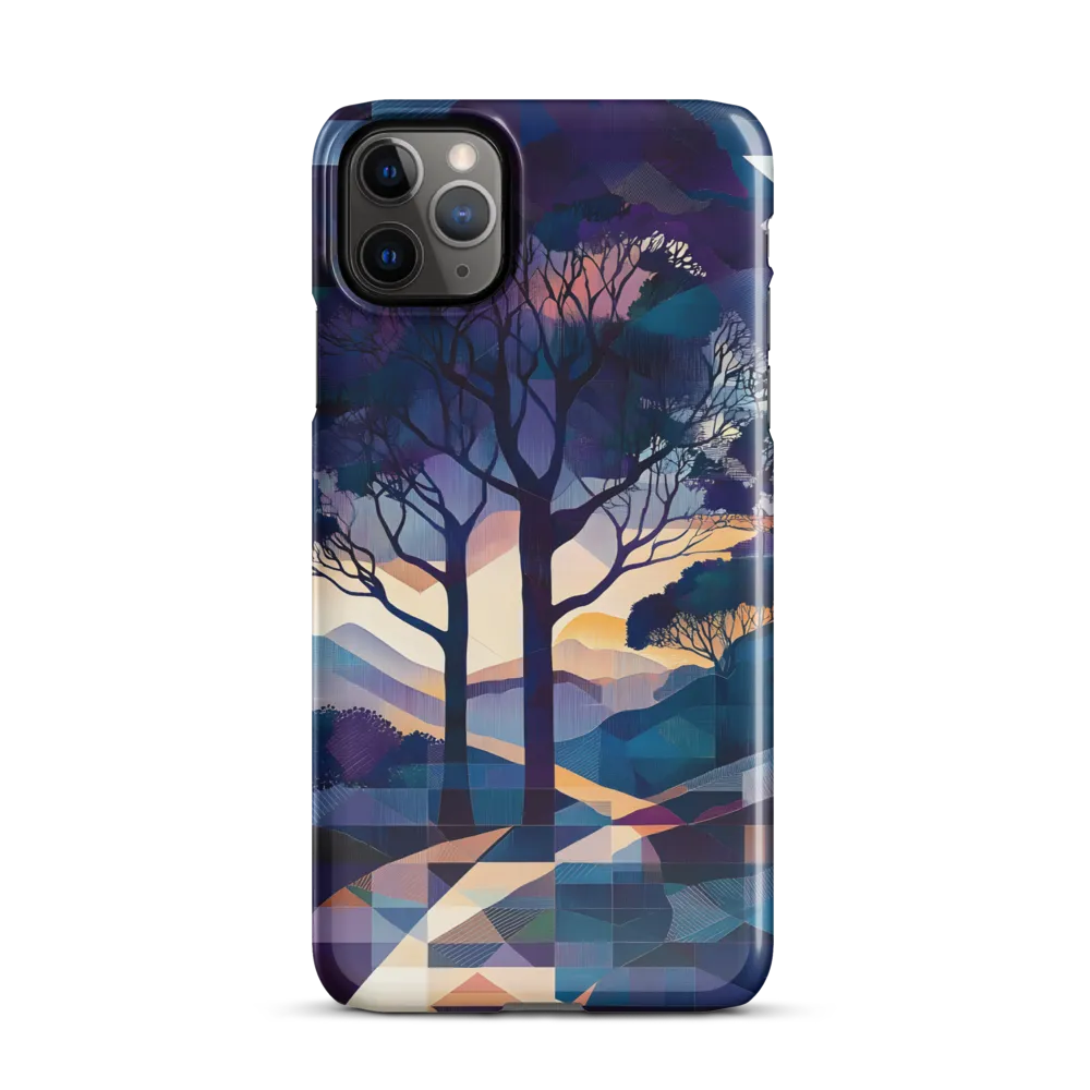 Tranquil Geometry: A Journey Through Color | Phone Case |  11 Pro Max | Snap Case | Glossy