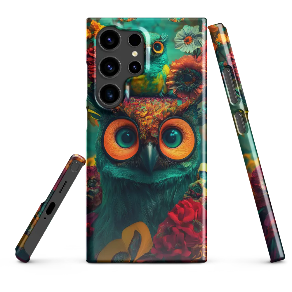 Majestic Harmony: The Floral Owl