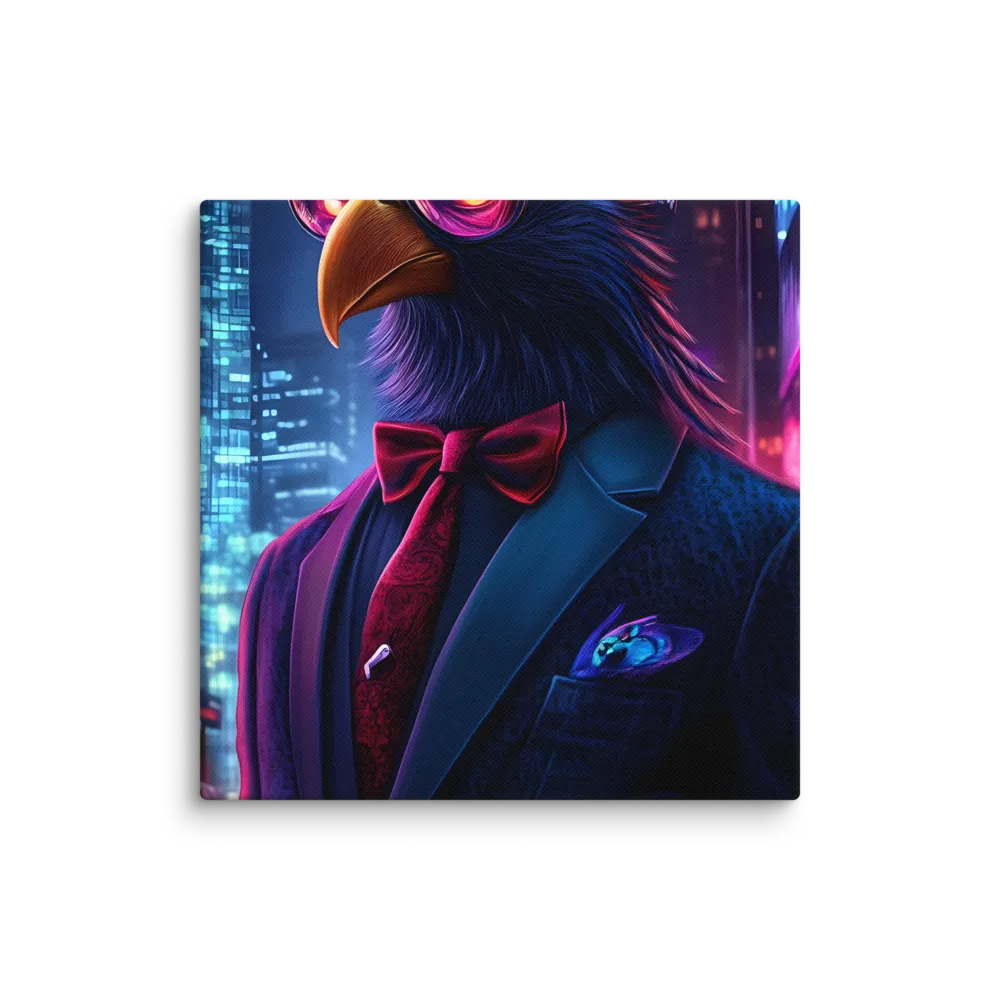 The Dapper Avian | Canvas | 14″×14″