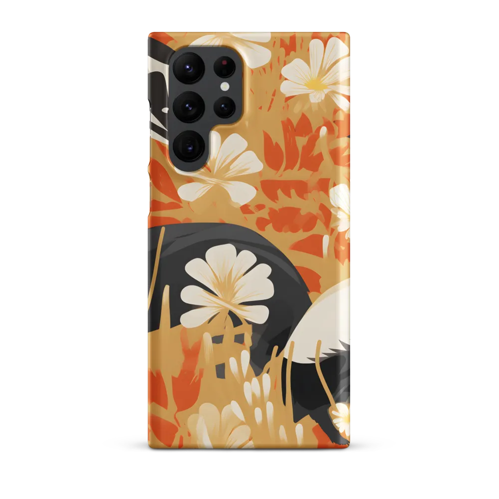 Whimsical Badgers in Bloom