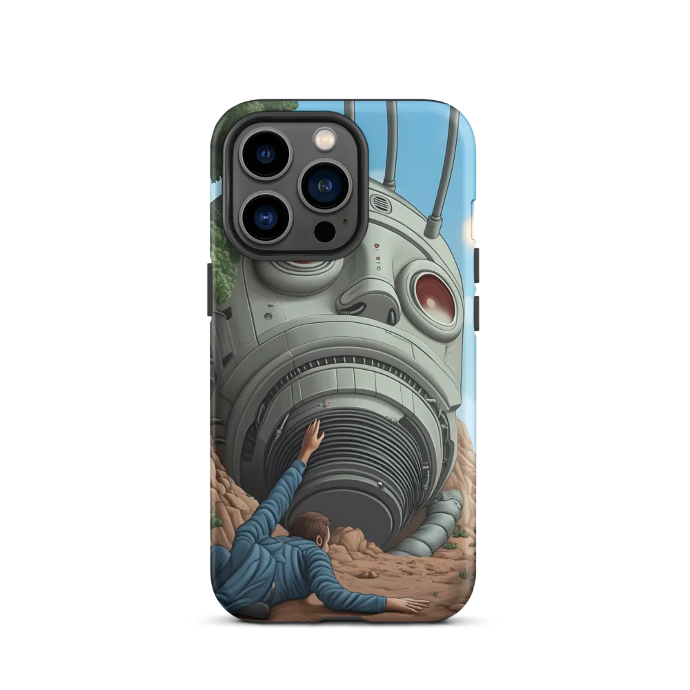 The Descent into Technological Abyss | Phone Case |  13 Pro | Tough Case | Matte