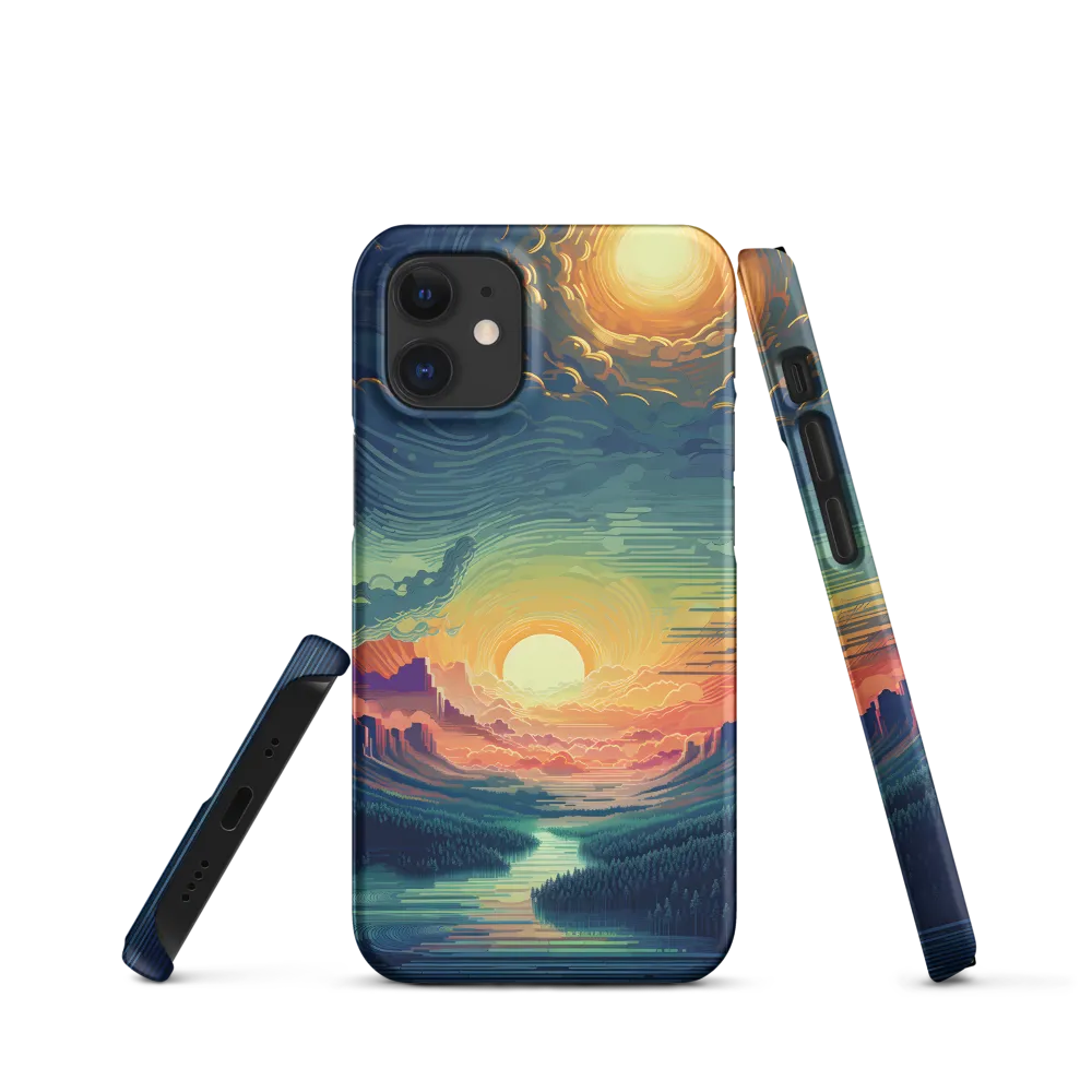 Elysium at Dusk | Phone Case |  12 Mini | Snap Case | Matte