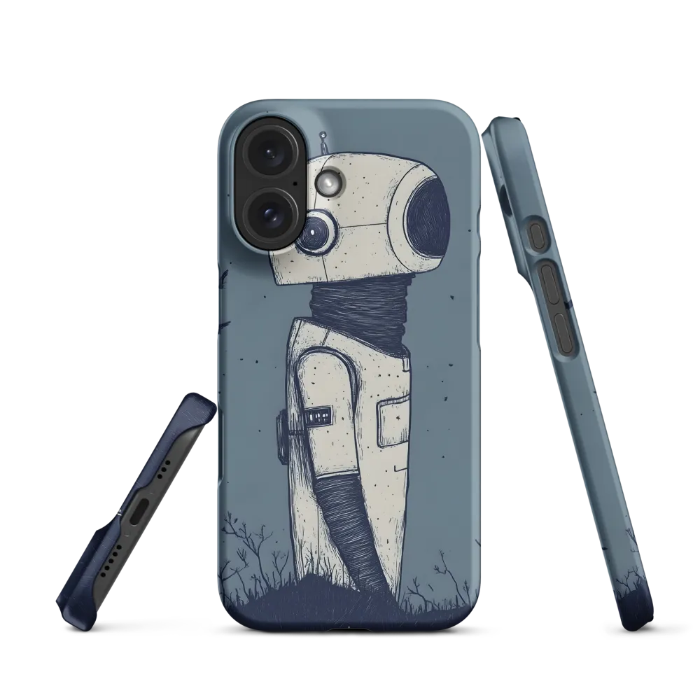 Contemplative Robot in a Barren Landscape