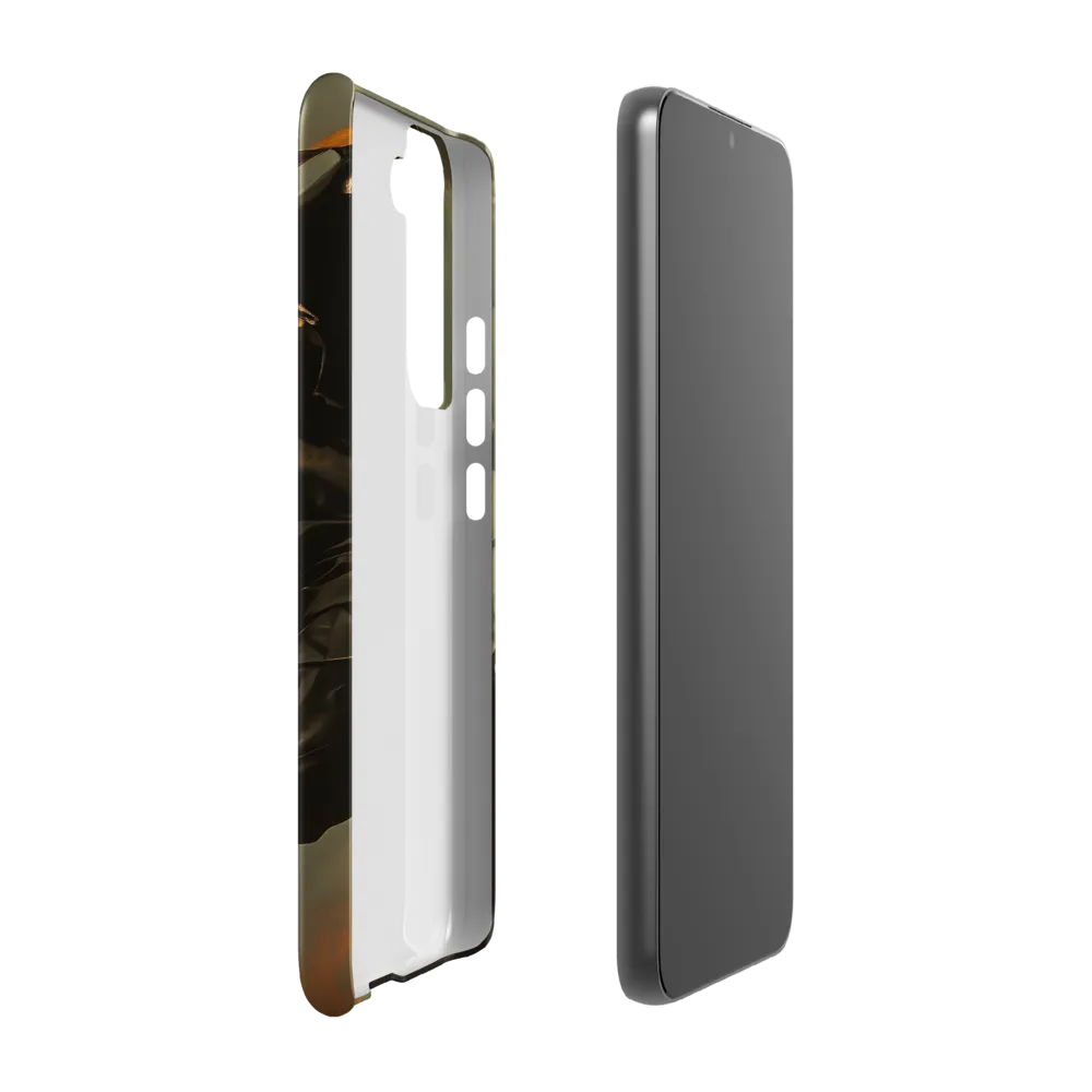 Ethereal Explorer: The Enigmatic Astronaut | Phone Case |  S22 Plus | Snap Case | Matte