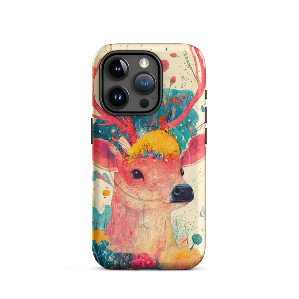 Whimsical Harmony: A Deer in Bloom