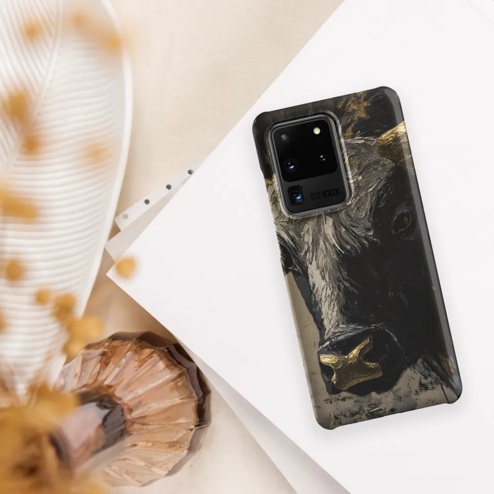 Majestic Bull: The Power in Black and Gold