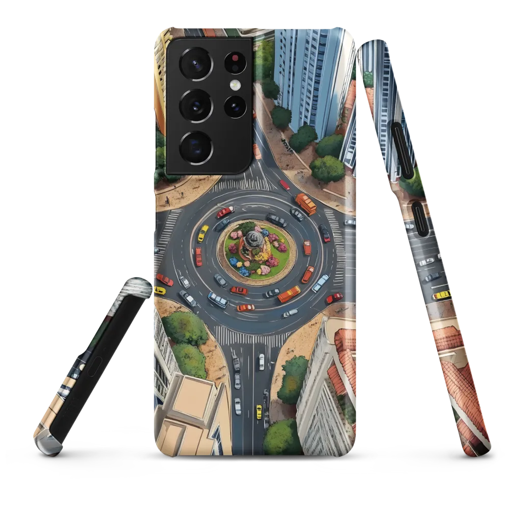 Urban Symphony: Aerial Vision of City Life