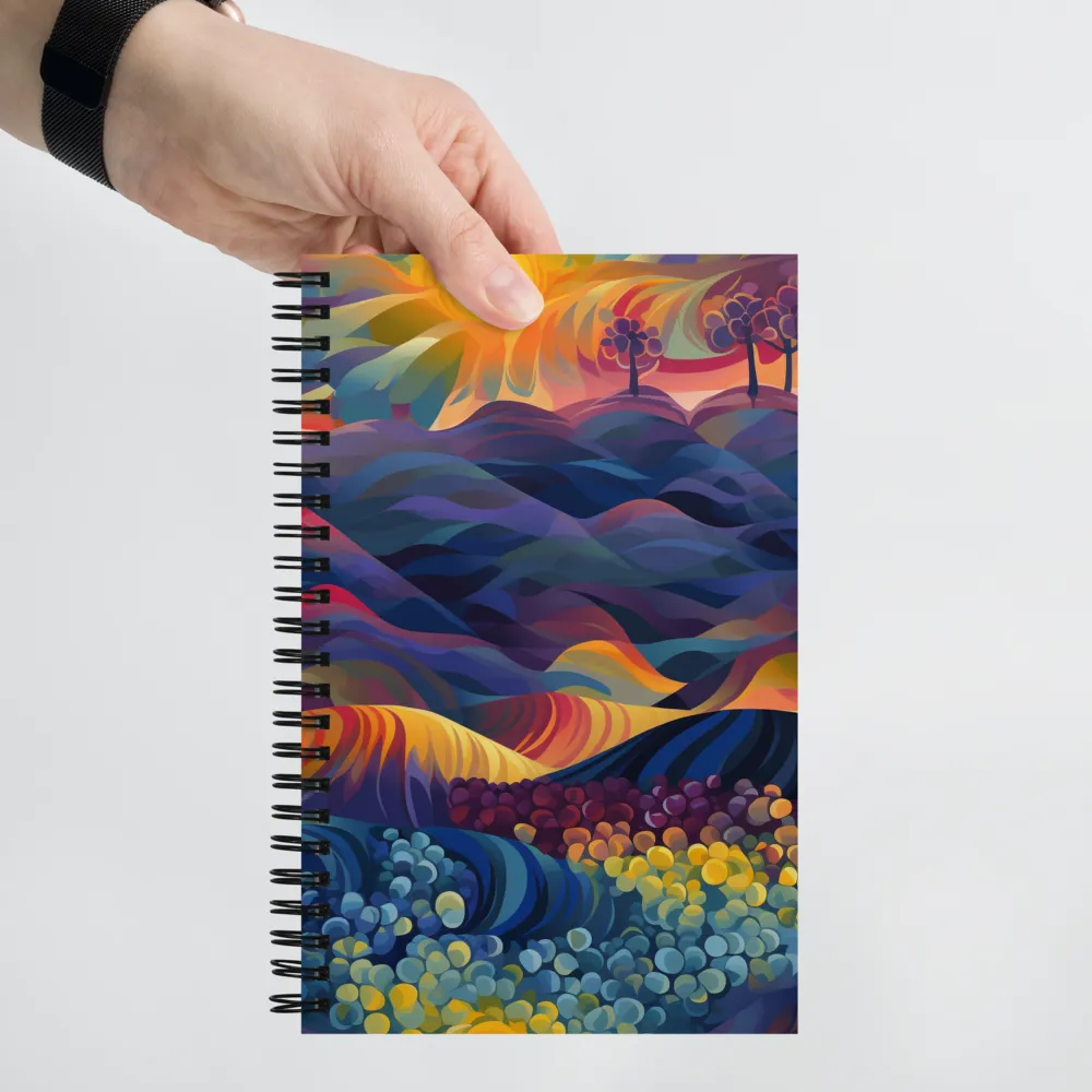 Energizing Twilight | Spiral Notebook