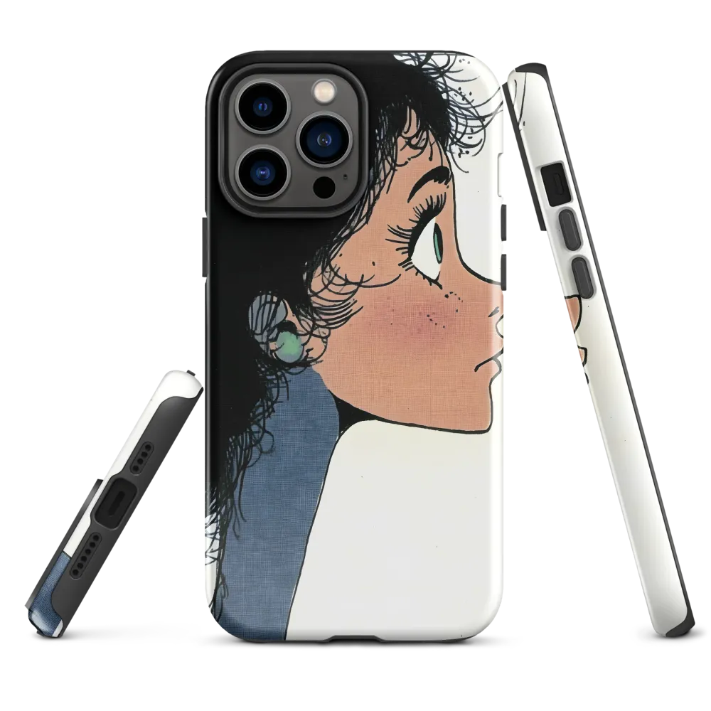 Whispers of Contemplation | Phone Case |  13 Pro Max | Tough Case | Glossy