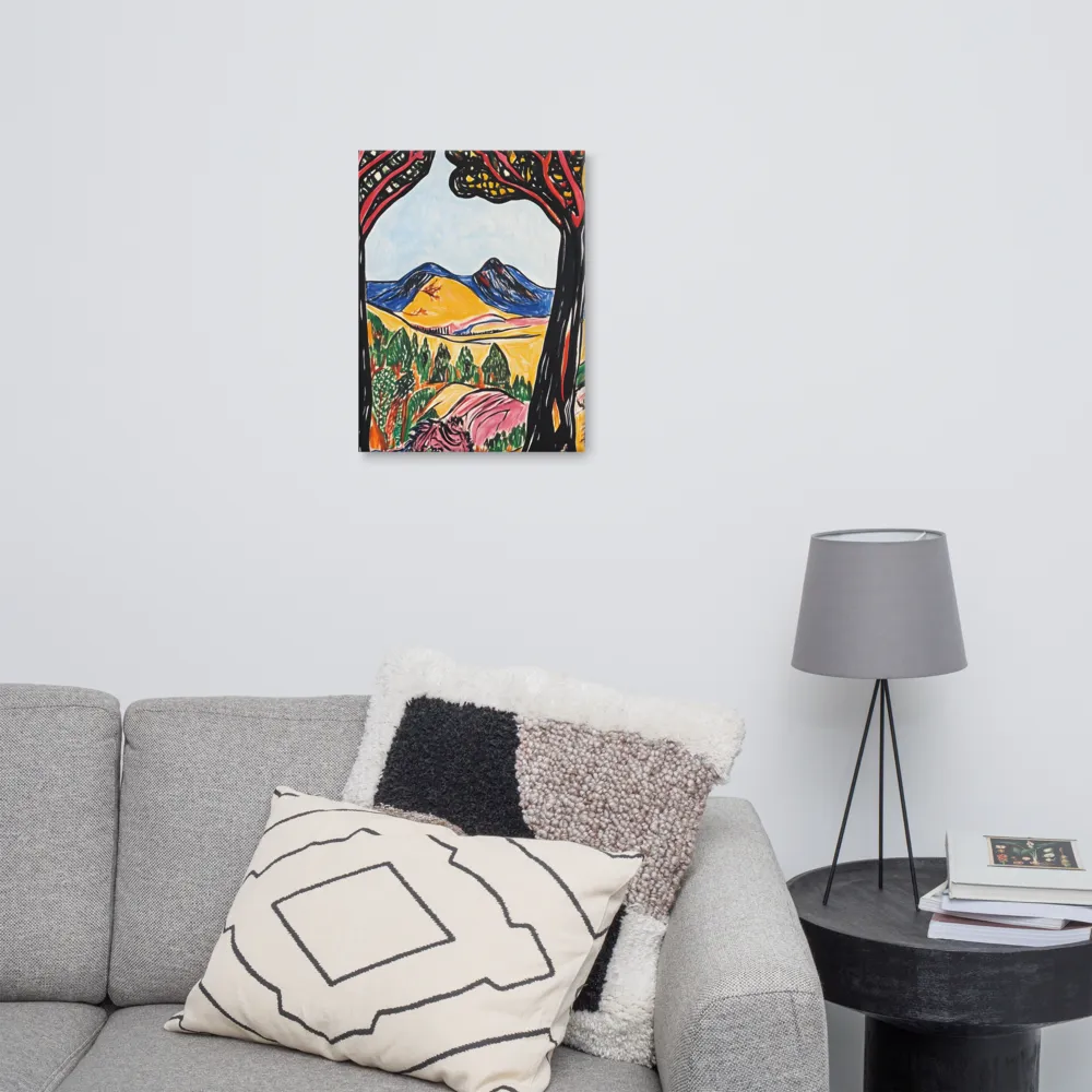 Vibrant Nature's Embrace | Canvas | 18″×24″