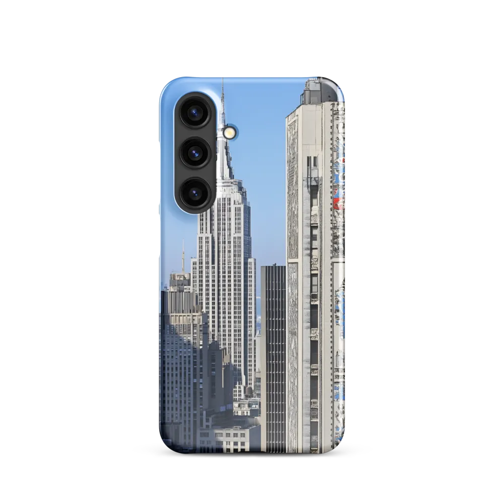 Urban Elegance: New York's Iconic Skyline | Phone Case |  S24 | Snap Case | Glossy