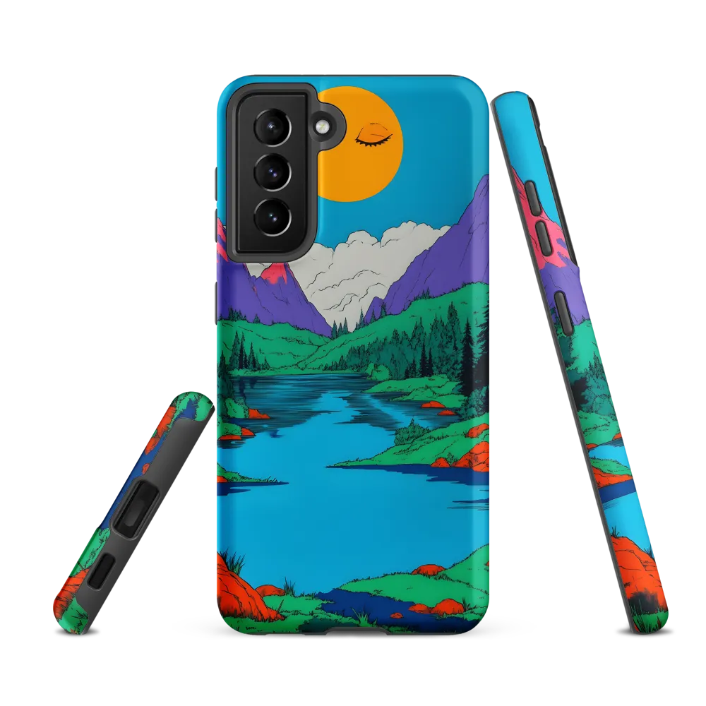 Whimsical Serenity in Vibrant Colors