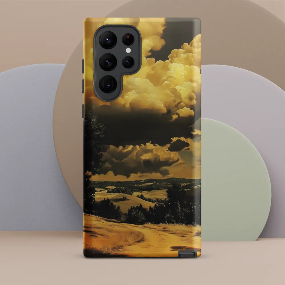 Golden Serenity in the Landscape