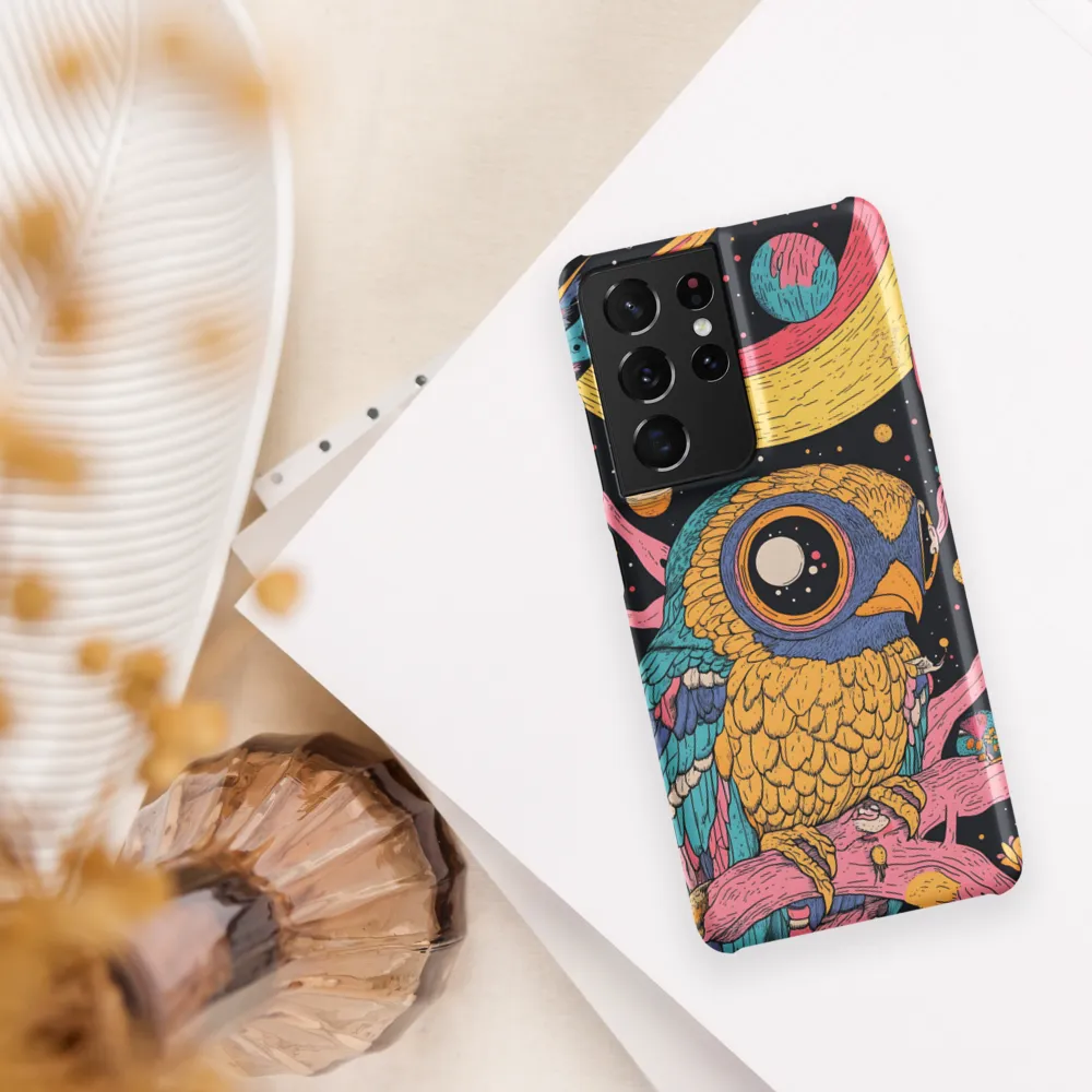 Whimsical Cosmic Owl | Phone Case |  S21 Ultra | Snap Case | Matte