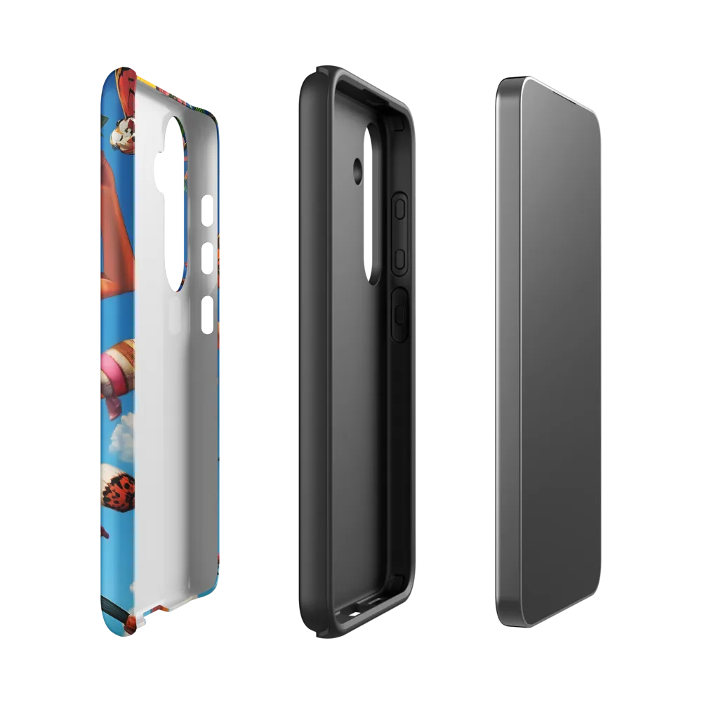 Joyful Whimsy | Phone Case |  S24 | Tough Case | Matte