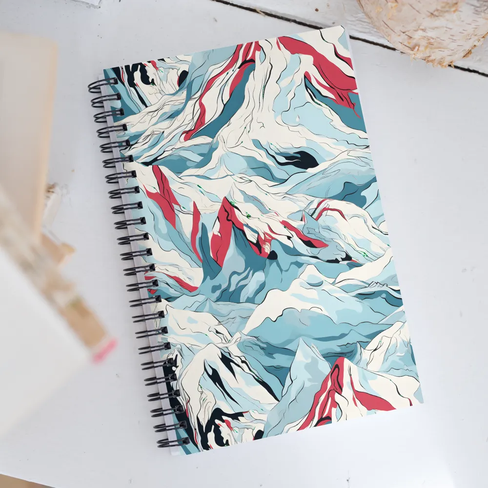 Majestic Peaks of Serenity | Spiral Notebook