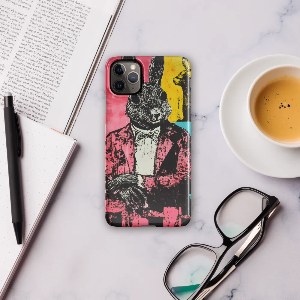 The Dapper Rabbit | Phone Case |  11 Pro Max | Snap Case | Glossy