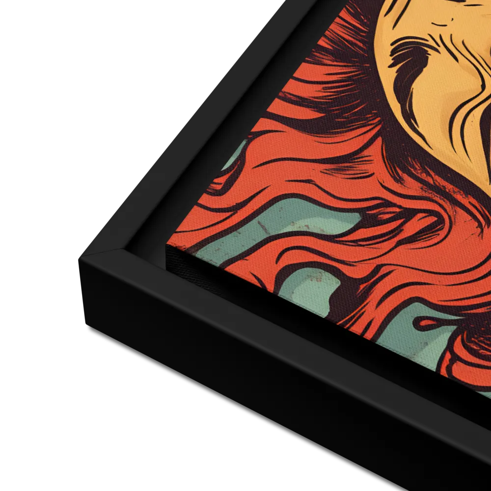 Fury Unleashed | Canvas with Black Frame | 16″×20″