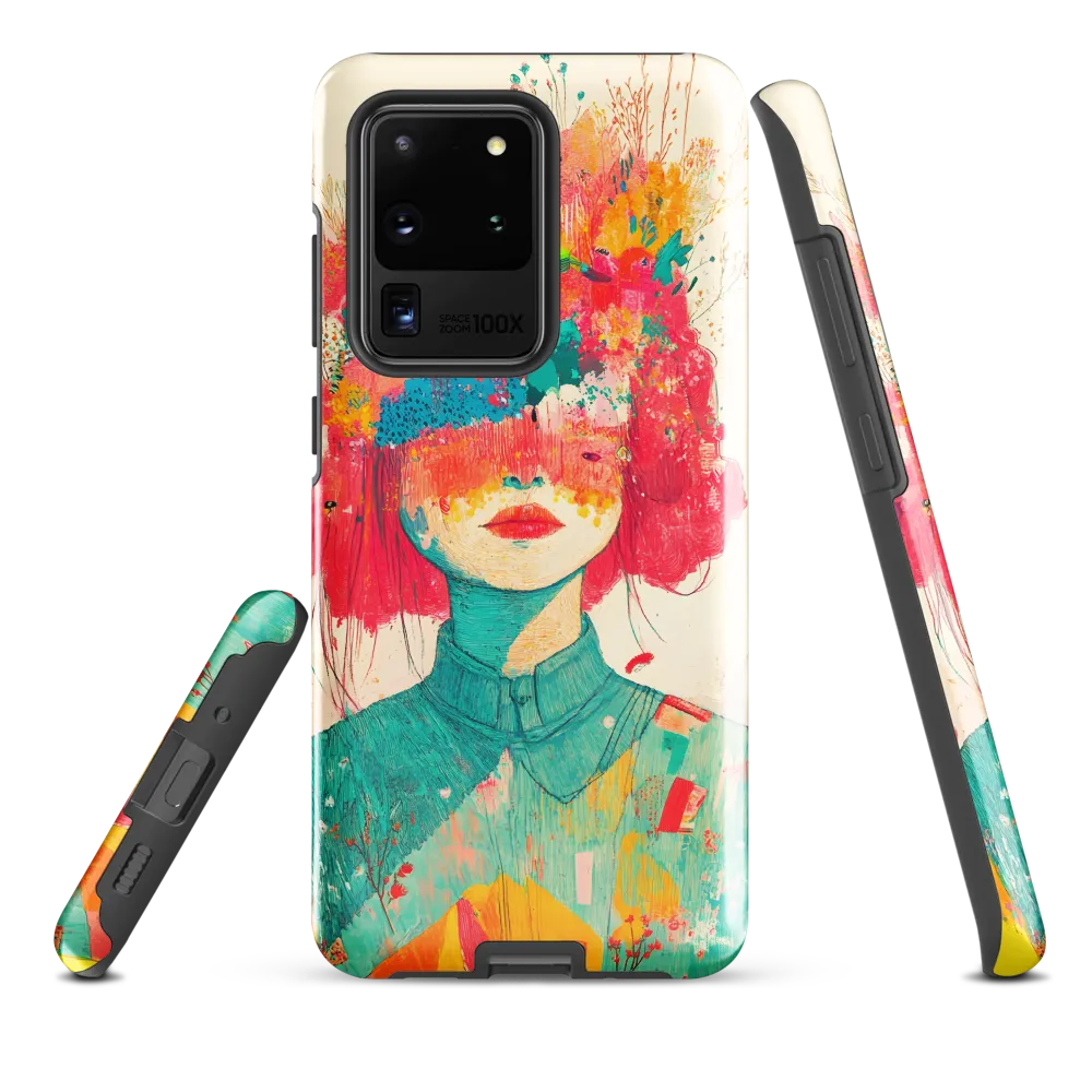 Whimsical Floral Portrait
