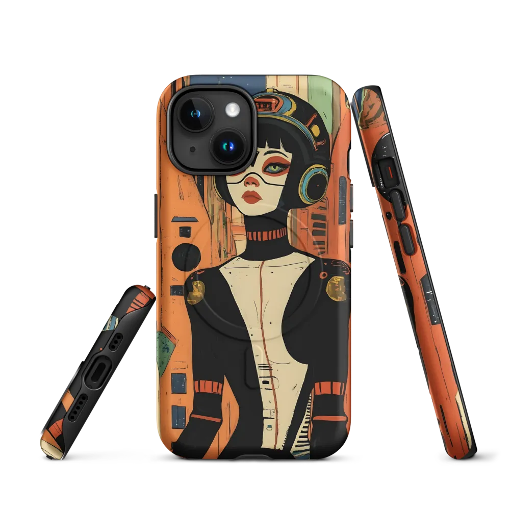 Futuristic Portrait of a Woman | Phone Case |  15 | MagSafe® Tough Case | Matte