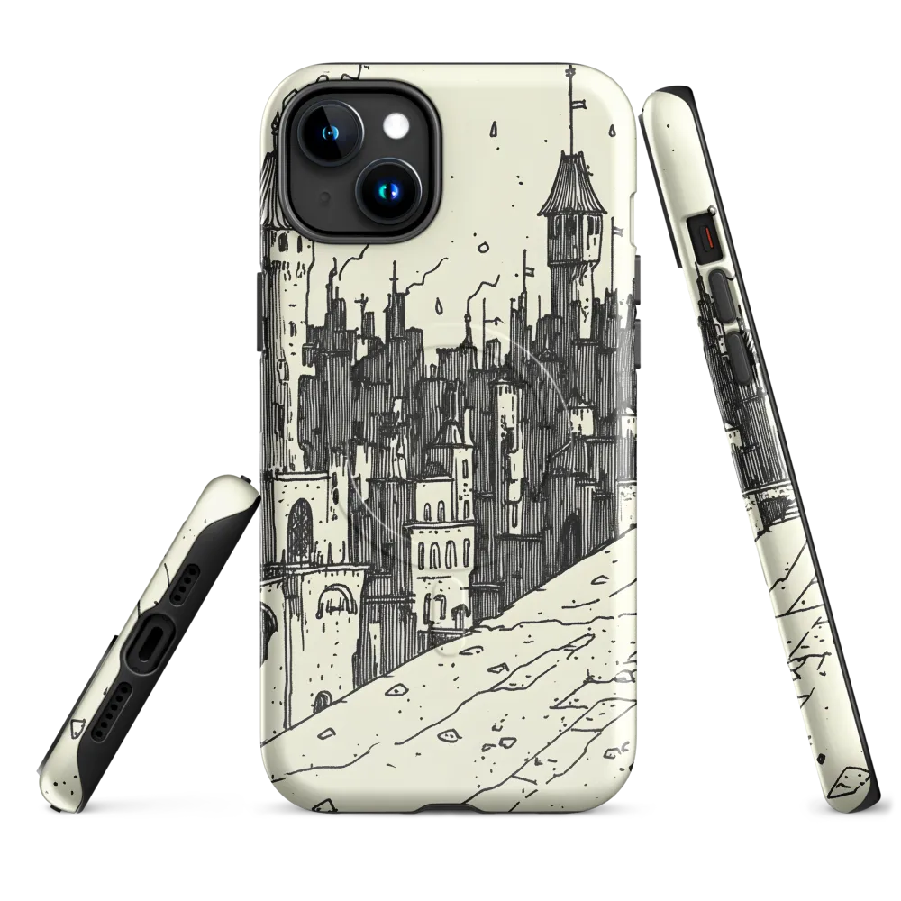 Mysteries of the Towering City | Phone Case |  15 Plus | MagSafe® Tough Case | Glossy