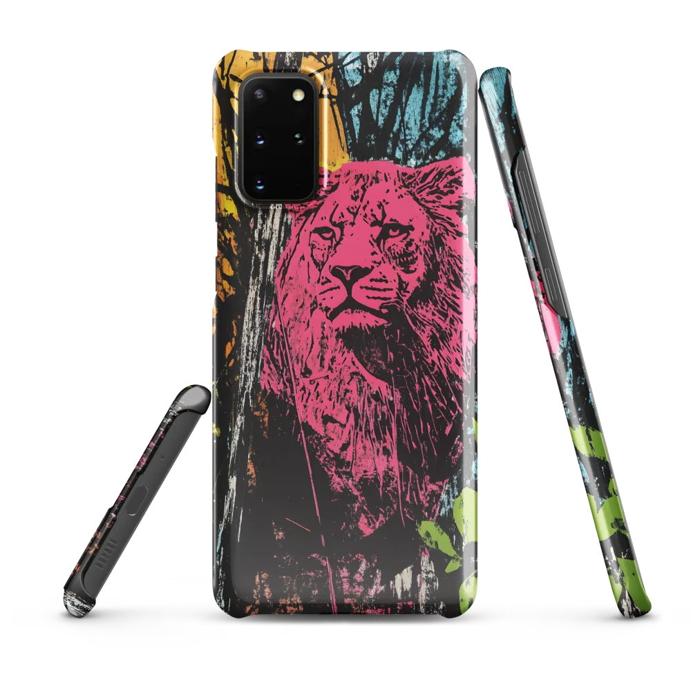 Fierce Vibrance: The Pink Lion