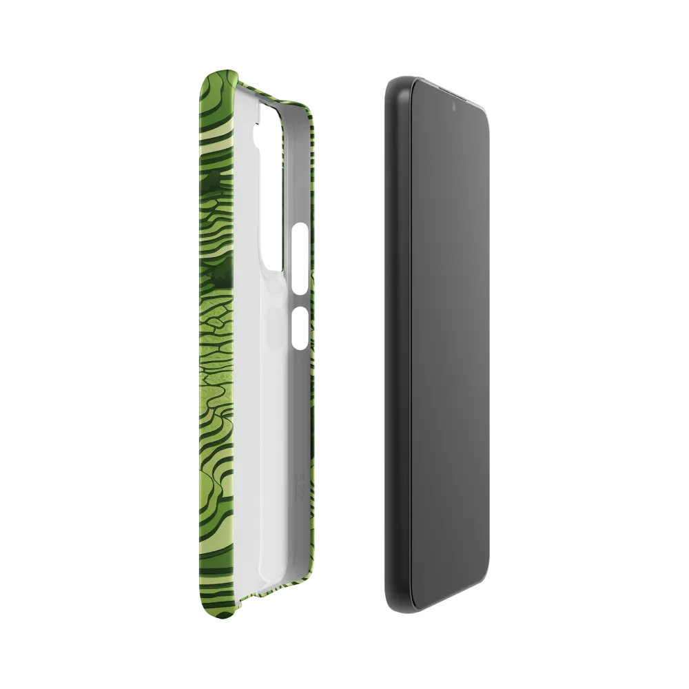Waves of Green: An Abstract Landscape