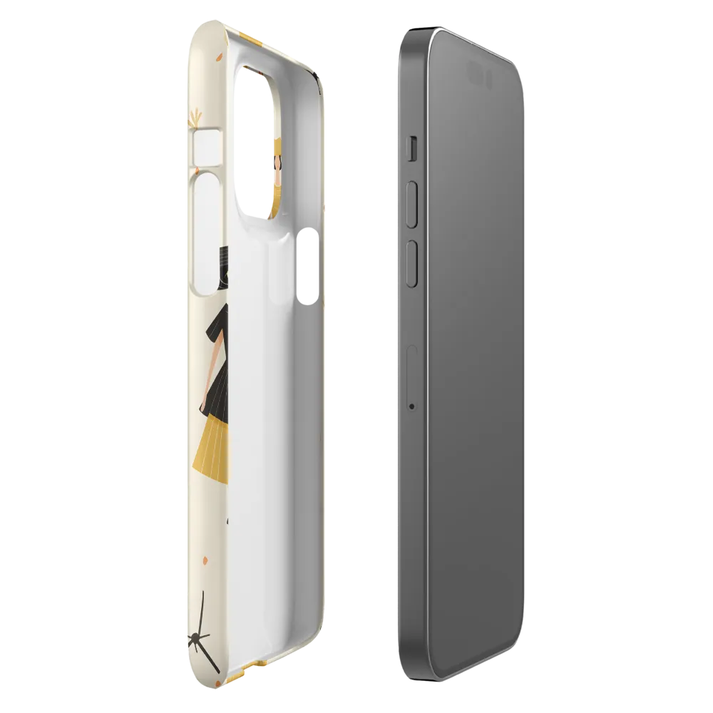 Whimsical Patterns of Nature and Femininity | Phone Case |  14 Pro Max | Snap Case | Matte