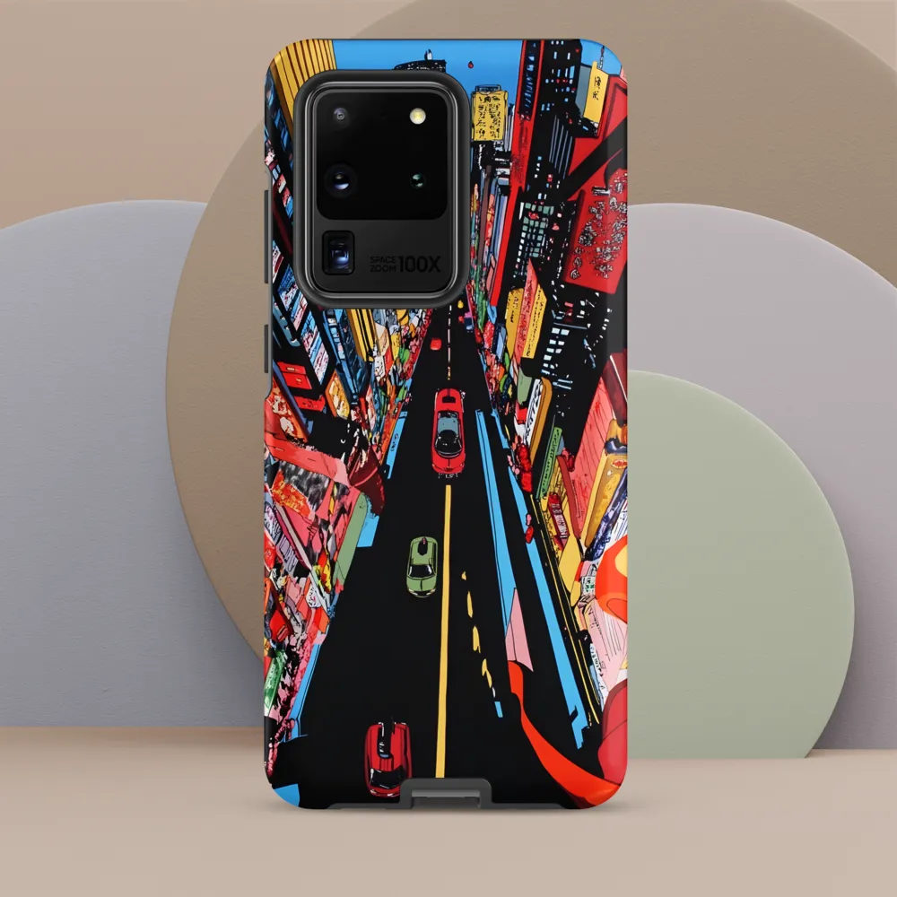 Urban Symphony: A Bird's-Eye View of Life | Phone Case |  S20 Ultra | Tough Case | Matte