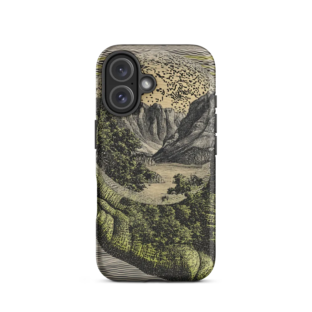 Embrace of Nature's Sphere | Phone Case