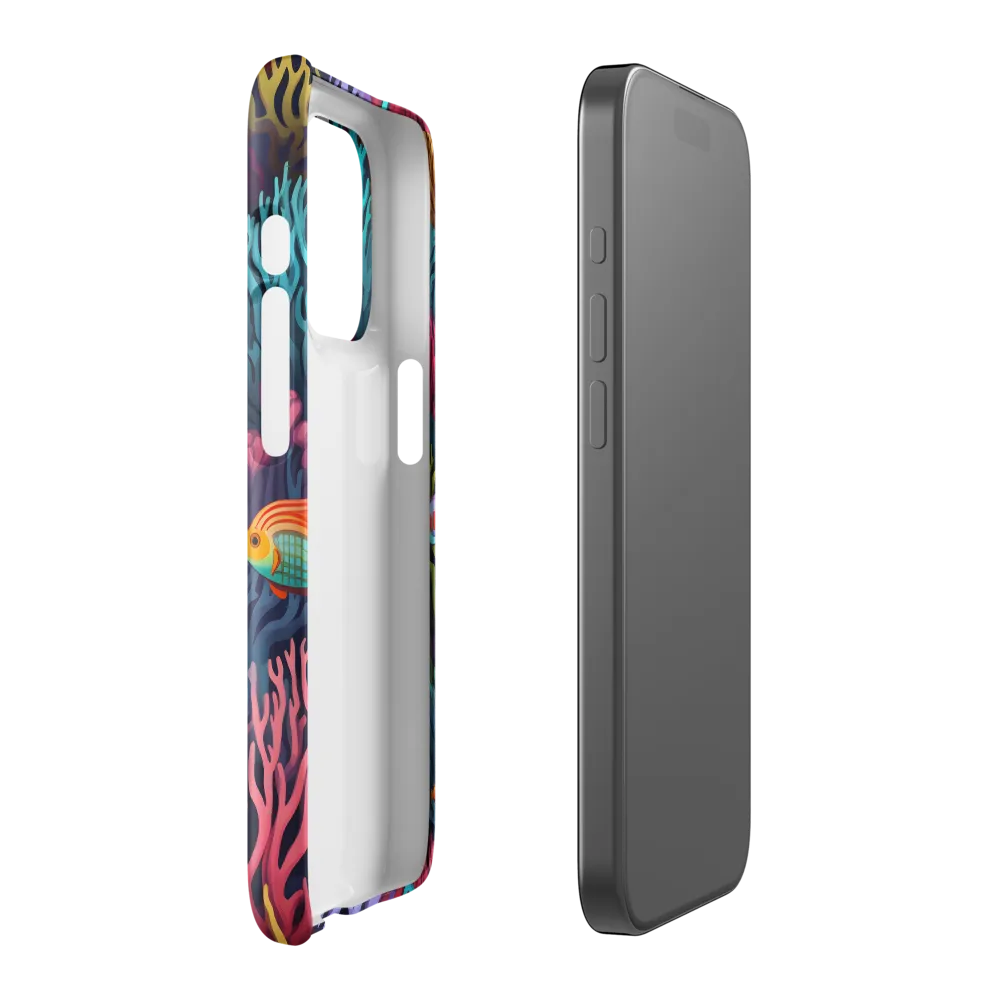 Underwater Harmony: A Coral Reef Wonderland | Phone Case |  15 Pro | Snap Case | Glossy