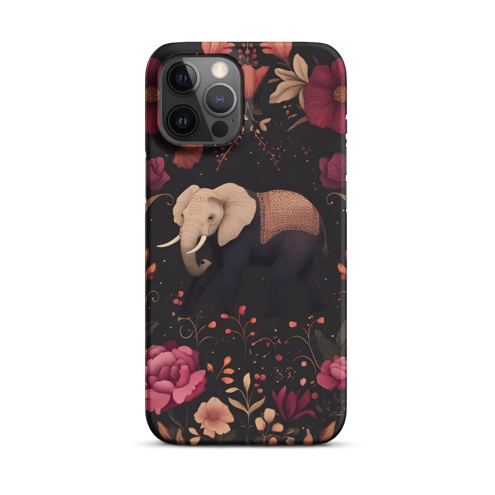 Whispers of the Wild: Elephants and Blooms