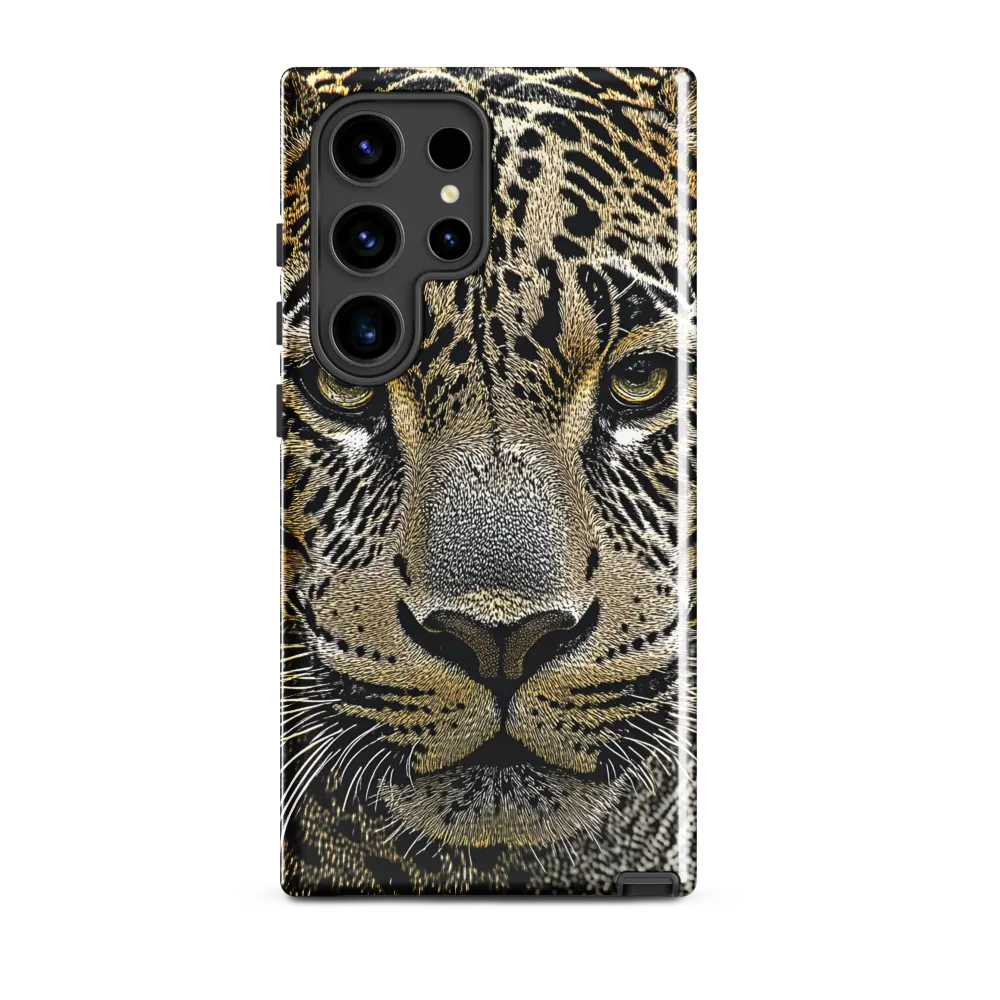 The Majestic Gaze: Portrait of a Leopard