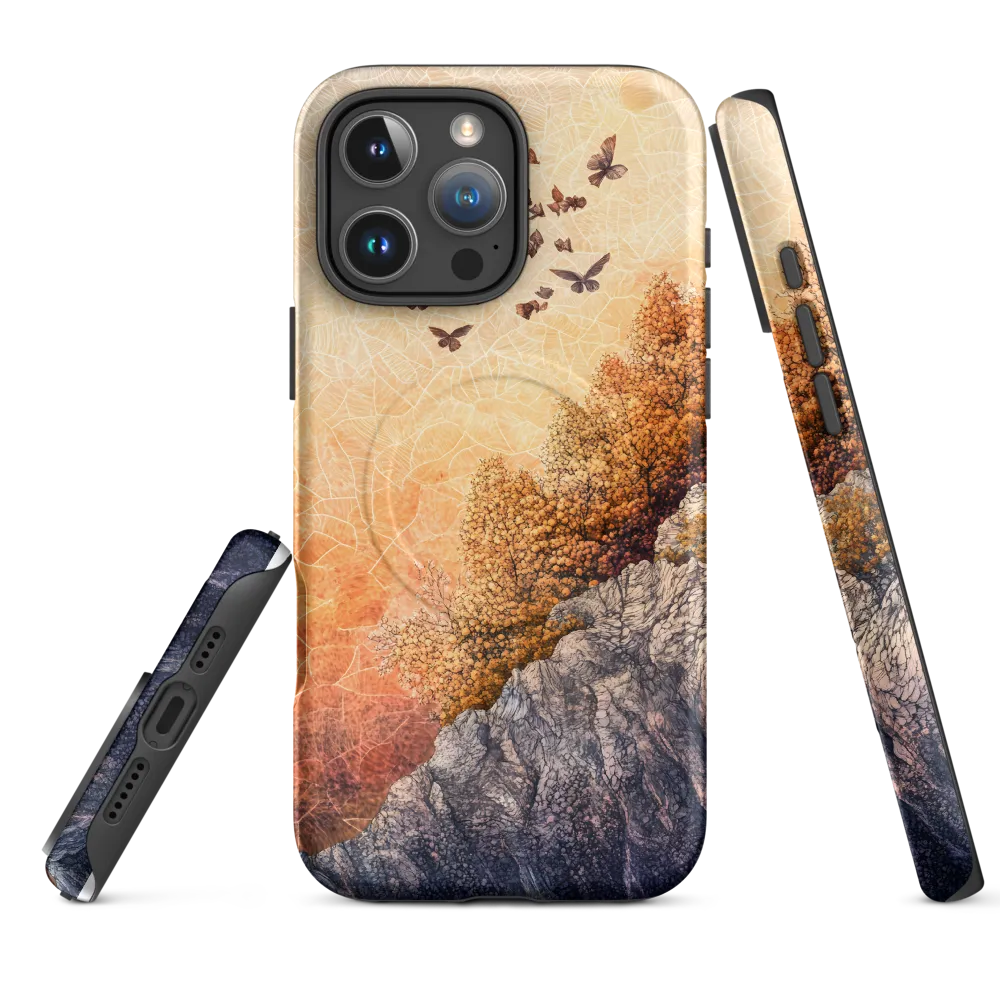 Fluttering Dreams of Serenity | Phone Case |  16 Pro Max | MagSafe® Tough Case | Matte