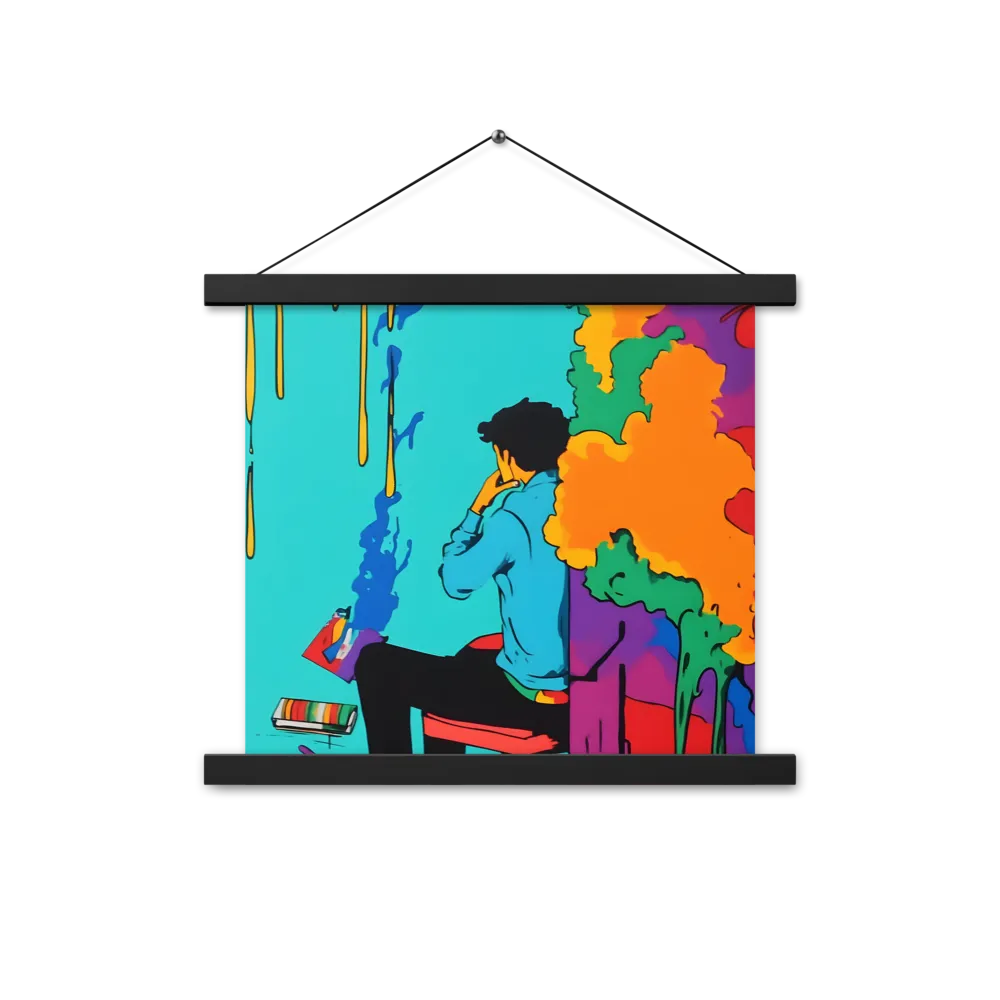 The Artist Within | Poster With Black Wood Hanger | 14″×14″